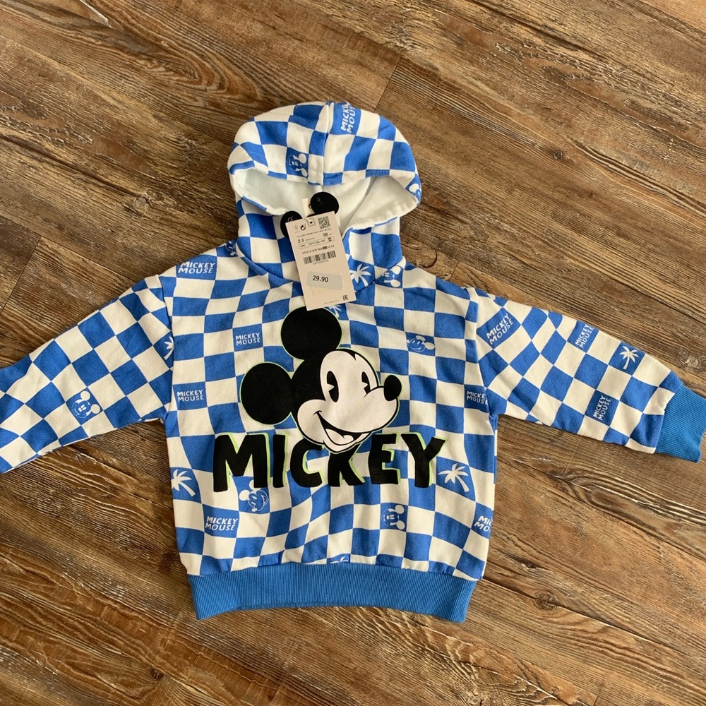 NEW Zara kids Mickey Hoodie
